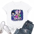 thumbnail image 1 of Moonsky Camiseta unisex Huntrix Dem-0n, colores cómodos, camiseta Huntrix para niñas, camiseta Mira Rumi Joey, merchandising, regalo juvenil para fans del K-pop (Blanco 2XL), 1 of 4