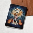 thumbnail image 5 of Happy Halloween Vampire Brittany Spaniel BOO with Pumpkins Fun and Spooky Travel Passport Wallet Brittany Dog Lover Gifts Idea PU Leather Passport Holder Cover - 00018, 5 of 5