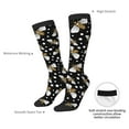 thumbnail image 4 of Fotbe Honey Bees at Night Calcetas Divertidas Estampadas para Hombre y Mujer, Calcetas de Algodón hasta la Rodilla para Caminar, Correr, Enfermería y Embarazo, 4 of 6