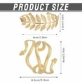 thumbnail image 7 of DESIGNICE 2Pcs Gold Bangles for Women Multi-Layer Design Arm Cuff Jewelry Adjustable Opening Bangle Bracelets for Women Colormixing4, 7 of 7