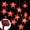 Red, variant on Solar Star String Lights, 6M 30LED Star Garden Lights Star Fairy Lights Outdoor Solar Powered with 8 Mode Waterproof