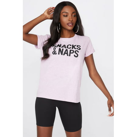 Urban Planet Women's Snack & Naps Graphic T-Shirt | Walmart Canada