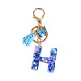 thumbnail image 1 of Guardurnaity Llavero azul de pequeña ocupación, llaves anticorrosión para apartamentos, llavero con letras del alfabeto Accesorios de disfraces h, 1 of 6
