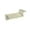 Polished Chrome, variant on Tile Redi RT3660L-BN-RB36-KIT Base'n Bench 72" X 36" Rectangular Shower Base - Nickel