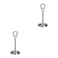 thumbnail image 4 of Baohd Porte-Numéro de Table Contemporain Photo Stand pour les Paramètres de l'Hôtel à la Mode Argenté 15cm 2Set, 4 of 6