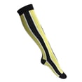 thumbnail image 3 of Medias de compresión para mujer, medias deportivas para correr, trotar, senderismo, pies, , pierna Negro amarillo m s Yuyangstore Calcetines de compresión, 3 of 6