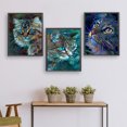 thumbnail image 4 of Kit de pintura por números sobre lienzo, arte al óleo artesanal, decoración de imagen de Animal, 40x50cm, 3 uds., 4 of 9