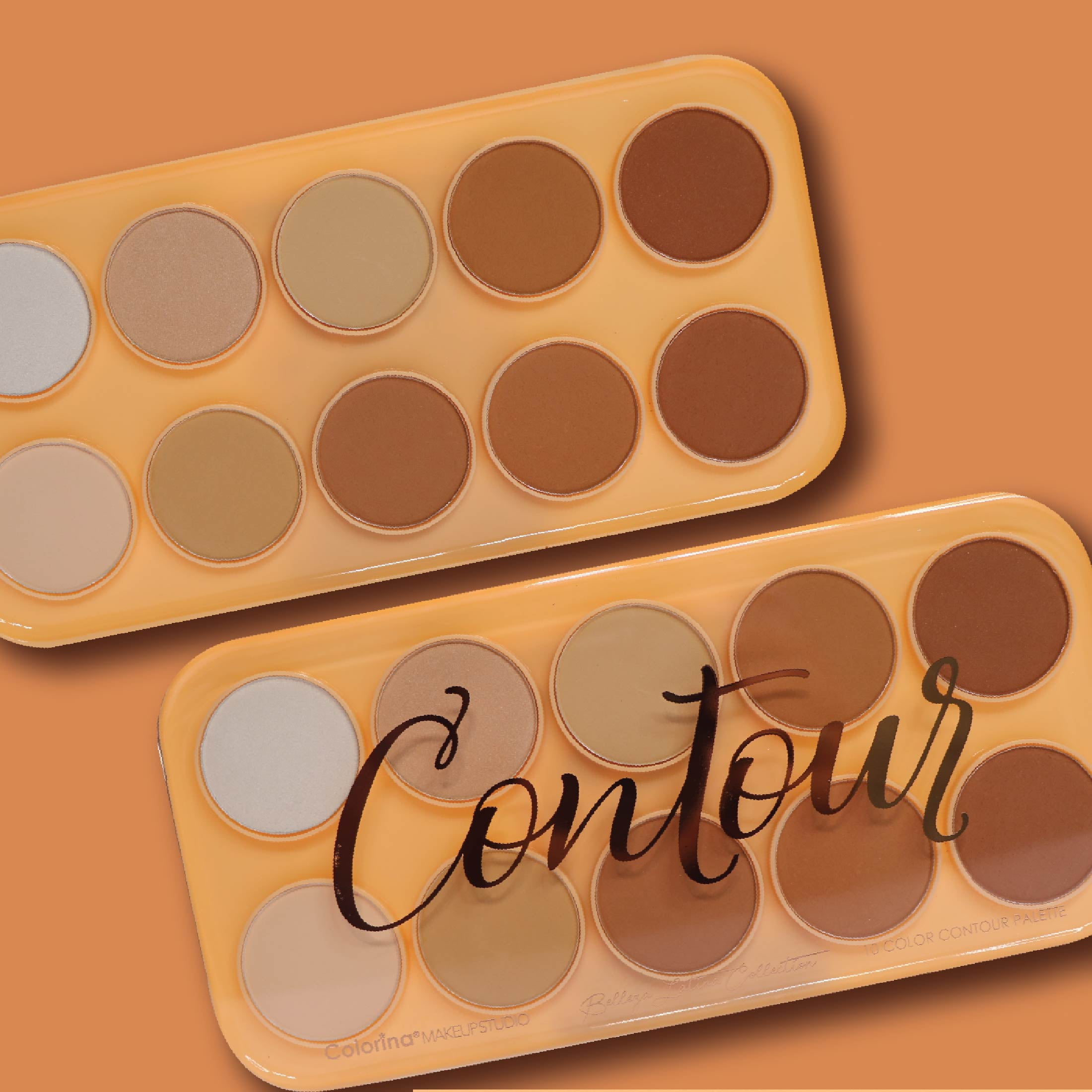 Colorina Makeup Studio Belleza Latina Collection 10 Color Contour Palette 1.05 oz