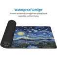 thumbnail image 5 of Starry Night Extended Large Mouse Pad for Retouching Full Desk Mousepad Square Long Easy Clean Table Protector XXL 3D Painting Hard Novelty Non-Slip Waterproof Computer Keyboard Mouse Gaming Mat, 5 of 6