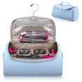 thumbnail image 3 of Bolsa de viaje portátil para secador de pelo y rizador, organizador de accesorios, impermeable, de poliuretano, 3 of 8