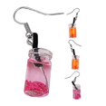 thumbnail image 4 of a polished and engaging product description based on the title you provided:\n\n \n\n**2 Pairs Playful Fruit Dangle Earrings – Lightweight & Dragonfruit, 4 of 4