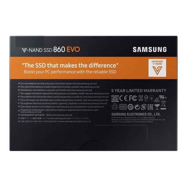 Samsung SSD 860 EVO 250GB 2.5 Inch SATA III Internal SSD (MZ