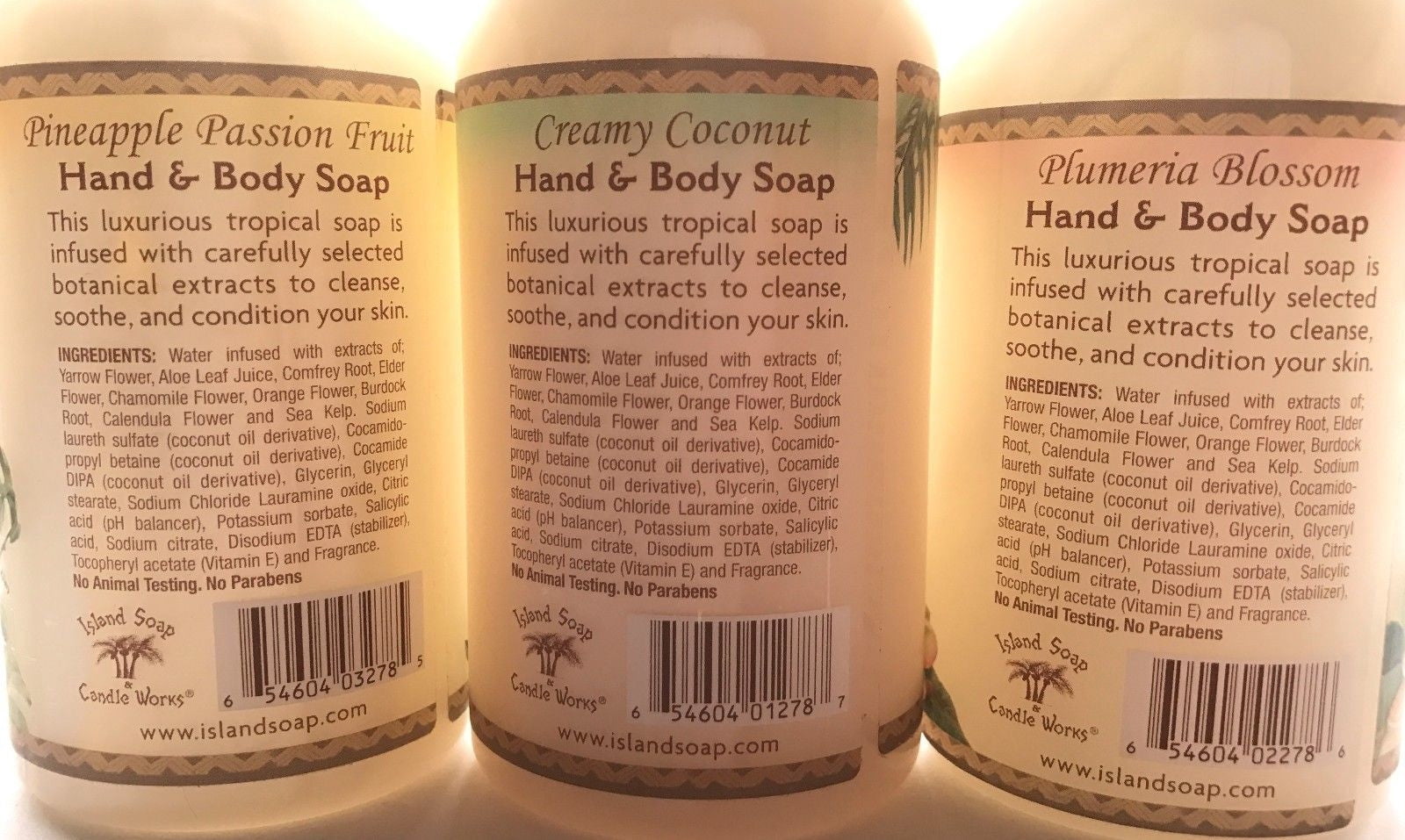 Island Soap Plumeria Blossom ? 8.5 oz. Liquid Hand Soap