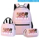 thumbnail image 1 of ROBLOX Virtual World-mochila escolar para niñas, bolsa de almuerzo, estuche de lápices de doble capa, juego de tres piezas, 1 of 4