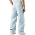 thumbnail image 4 of Dvprdro Wide Leg Sweatpants for Men Elastic Waist Drawstring Casual Athletic Sweat Pants Loose Fit Stretch Trousers Fashion Workout Joggers with Zipper Pocket, 4 of 7