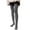 Black, variant on Pilates Socks Womens Winter Warm Knit Socks Ladies Solid Color over the Knee Stockings Socks Thick Socks Women One Size