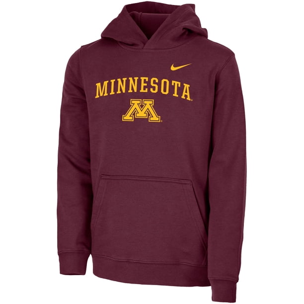 nike club fleece hoodie maroon