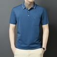 thumbnail image 5 of Men's Summer Business Breathable Sweat Absorbing Polo Shirt, 5 of 9