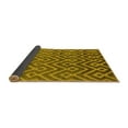 thumbnail image 2 of Ahgly Company Indoor Square Oriental Yellow Industrial Area Rugs, 4' Square, 2 of 4