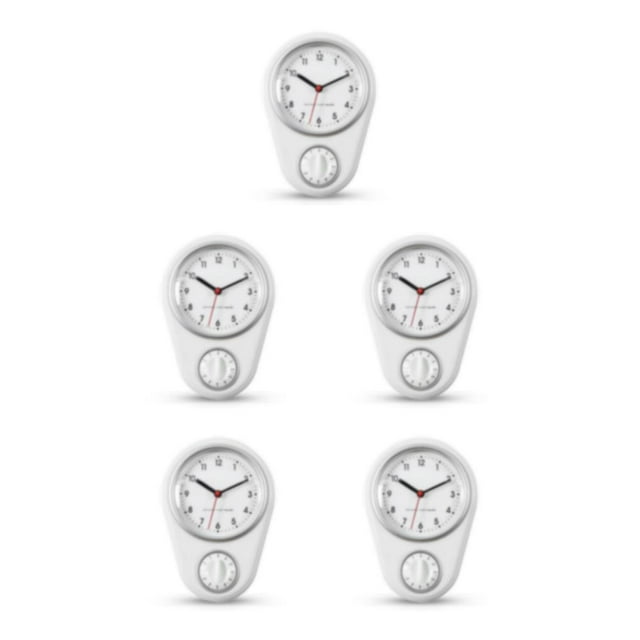 Maytalsory Easy To Read Kitchen Timer Wall Clock Never Miss Cooking Moment Multiple white 5Set