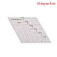Quilting Patchwork Ruler Triangle Rhombus Hexagon Acrylic Template