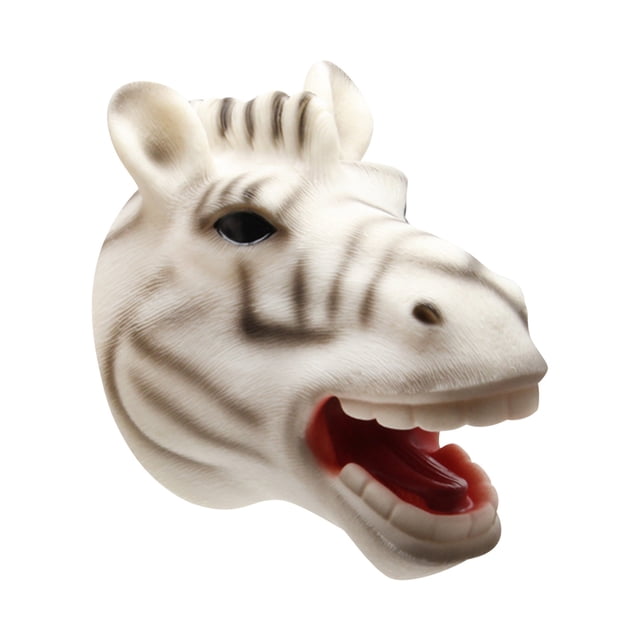C Soft Rubber Hand Puppet Animal Glove Toy For Kids 3-6 Years Old Storytelling Educational C