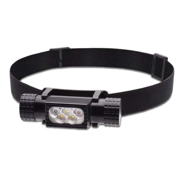 Faro 3000lm LED recargable 5 Modo Cabeza ajustable Linterna Sensor de movimiento manos libres Pesca Noche Montar faros H05B-GCG2 Luz azul Scienceny OD003513-02B