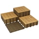 thumbnail image 2 of QinaQin Losetas para exterior tipo deck interconectables de compuesto madera plástica, piso impermeable de fácil ensamble para balcón, terraza, patio o jardín, 2 of 8