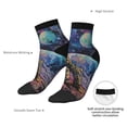 thumbnail image 6 of Pofeuu Rainbow Astronaut Space Landscape Print 30cm Socks, Adult Running Hiking Socks for Youth and Adult, 6 of 7