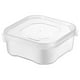 thumbnail image 2 of Contenedor transparente para alimentos con tapa | Organizador hermético de cocina para refrigerios, carne y sobras | Cajas apilables para refrigerador y despensa, 2 of 9