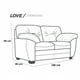 thumbnail image 5 of Love Seat de Piel Genuina ConfortoPiel  Toscana Terracota, 5 of 5
