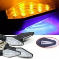 thumbnail image 3 of SWETRACE Rectangular Motorcycle Driving Lights Blue 4Pcs 4.1*1.1*0.9In For Vehicle Use, 3 of 10