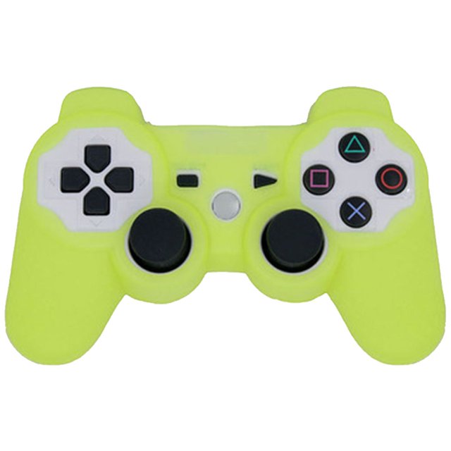 Funda de silicona con agarre de piel para controlador de PS3 Controladores de juego inalámbricos de doble choque Xemadio 2033319-12