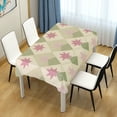 thumbnail image 4 of Yayeee Tablecloths 54" x 72" Rectangle Wrinkle Resistant Party Table Cover, Pastel Green Geometric, 4 of 8