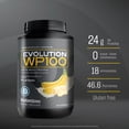 thumbnail image 2 of Proteína suero de leche WP100 sabor Plátano Evolution Nutraceutical Bote de 1400g, 2 of 7