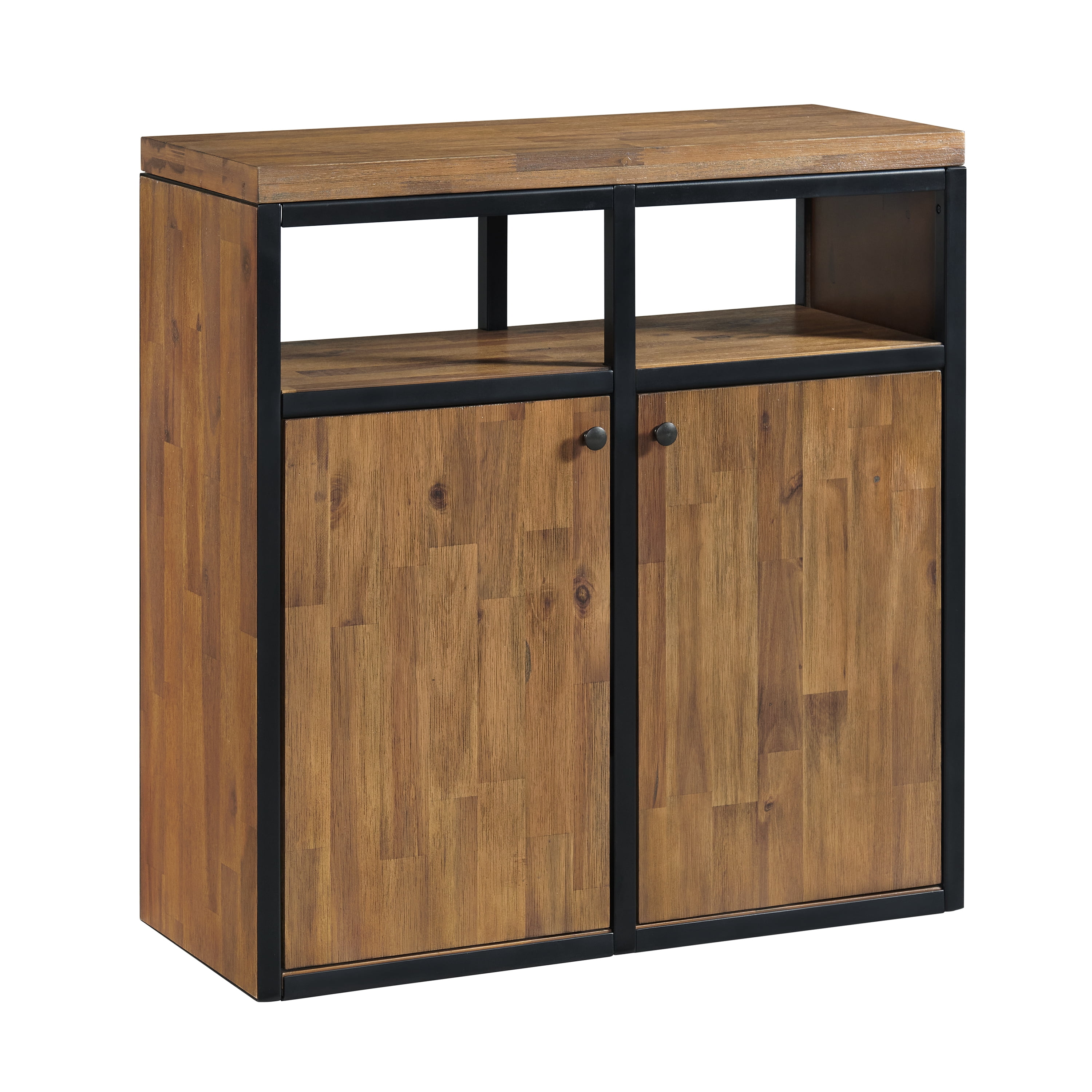 Alaterre Furniture Lloyd 31"W Shoe Storage Cabinet, Natural