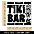thumbnail image 2 of Tiki Bar Square Rubber Stamp Stamping Scrapbooking Crafting - Medium 1.75in, 2 of 7