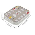 thumbnail image 5 of Bolsa de almacenamiento vacía para agujas de tejer, de tejer, estuche organizador, bolsa para ganchillo Oso gris Hugo Estuche para agujas de ganchillo, 5 of 5