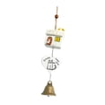thumbnail image 4 of koolsoo Cartoon Wind Chime Birthday Gift Indoor/Outdoor Decor for Study Bedroom Dorm White Hut, 4 of 9