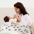 thumbnail image 2 of Dream On Me Beeboo Nursing Pillow and Positioner, Breastfeeding and Bottlefeeding Pillow, Removable and Washable Pillow Cover, Soft and Breathable Fabric in Fawn Brown, 2 of 7