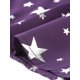 thumbnail image 5 of INSPIRE CHIC Women's Contrast Peter Pan Collar Metallic Stars Long Sleeve Dress Purple M, 5 of 5