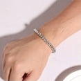 thumbnail image 5 of 22CM Silver/Black/Gold Bangles Men's 316L Stainless Steel Wedding Party Bracelet, 5 of 8