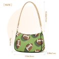 thumbnail image 3 of FORMRS Womens Shoulder Bag with Chain Strap Clutch Purse Cute Tote Handbag, Game Day Footballs, 3 of 7