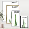thumbnail image 4 of Designart Green Cactus South Western Plant Botanical Detail FLOAT FRAME WALL ART, 4 of 4