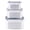 Rectangular, variant on 3pack Fridge Food Storage Container Set With Lids Strainer Plastic Fresh Produce Saver Vegetable Fruit Meat Organization  Keepers(3.15l+1.7l+0.8l)