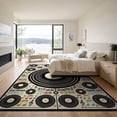 thumbnail image 3 of ODIKA Disc Record Musical Note Round Vintage Player Shaped Music Cd Non-Slip Chair-Friendly for Dining Room, Basement, Large Office, 3 of 7