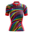 thumbnail image 2 of Néon Rayures Kit de Cyclisme pour Femmes - TG, 2 of 5