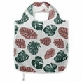 thumbnail image 1 of Botanical Reusable Market Bag, Tropical Monstera Philodendron Alocasia Leaf Illustration Print, Printed Foldable Bag for Shopping and Grocery Large Capacity, Hunter Green and Pale Salmon, by Ambesonne, 1 of 4