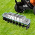 thumbnail image 6 of Tow Behind Spike Aerator, Lawn aerator, Rolling Lawn Aerators - Thicken Iron, Star Shape Steel Tines, 120LBS Capacity - for Lawn and Farm, 6 of 12