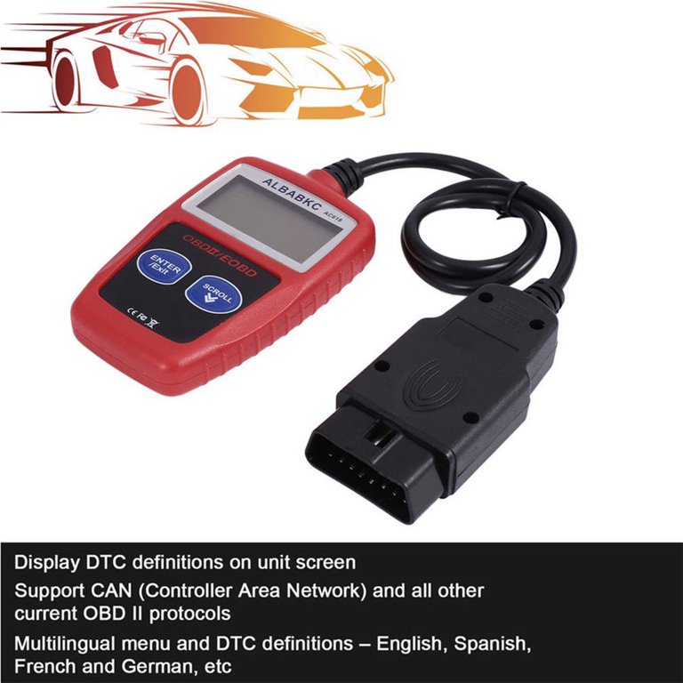 Autel OBD2 Scanner MS309 Universal Car Engine Fault Code Reader, Check  Engine Light and Emission Monitor Status, OBDII CAN Diagnostic Scan Tool